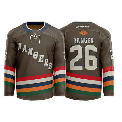 2nd Ranger Battalion Custom Hybrid Brown Jersey