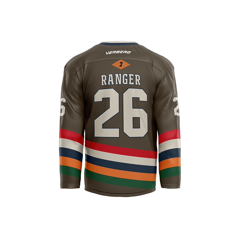 2nd Ranger Battalion Custom Hybrid Brown Jersey
