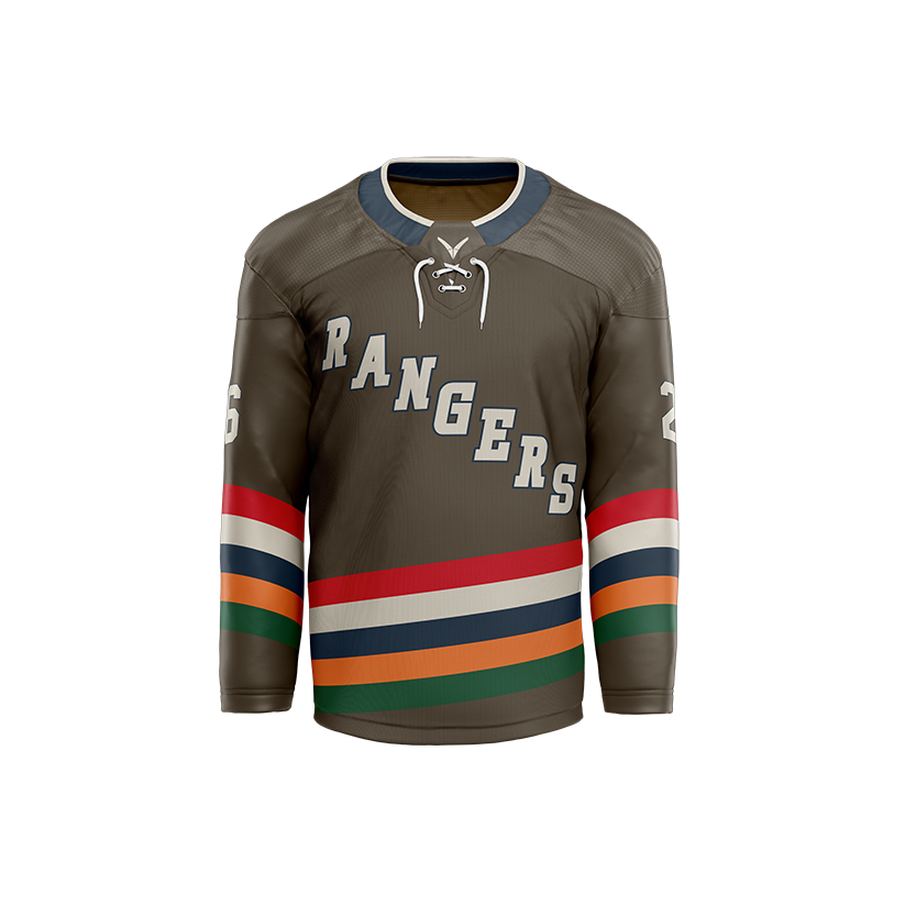 2nd Ranger Battalion Custom Hybrid Brown Jersey