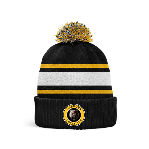Nashoba Grizzlies Pom Beanie