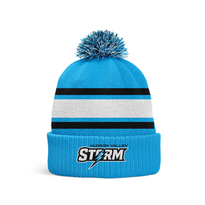 Hudson Valley Storm Pom Beanie