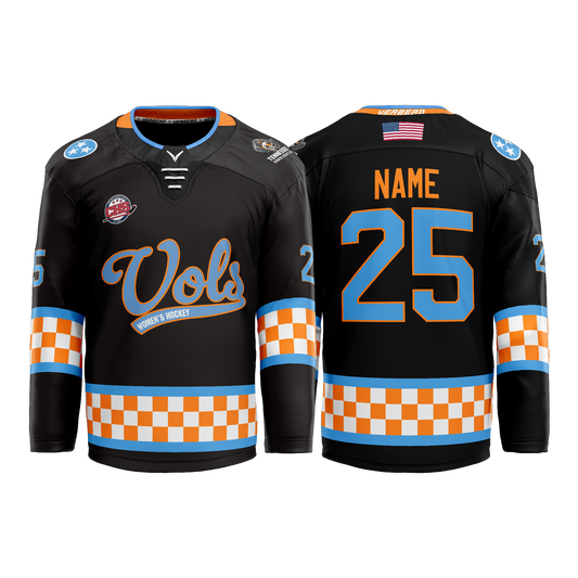 Tennessee Women's Fan Custom Black Sublimated Jersey