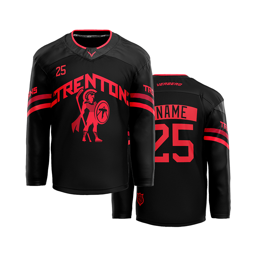 Trenton Trojans 2018 Custom Hybrid Away Jersey