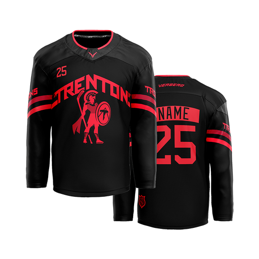 Trenton Trojans 2018 Custom Hybrid Away Jersey