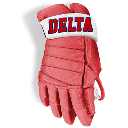 Delta Hockey Club Custom Gloves