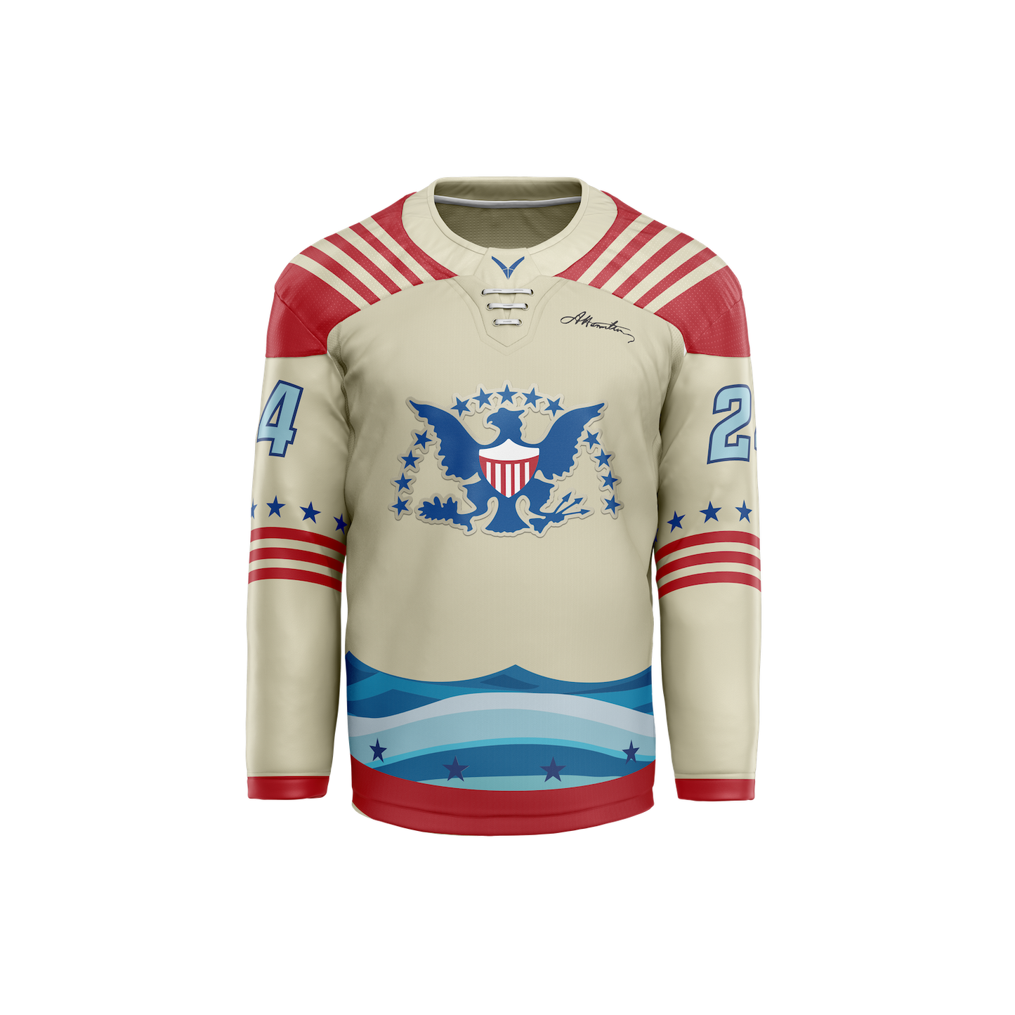 Coast Guard Academy Custom Sublimated Jersey