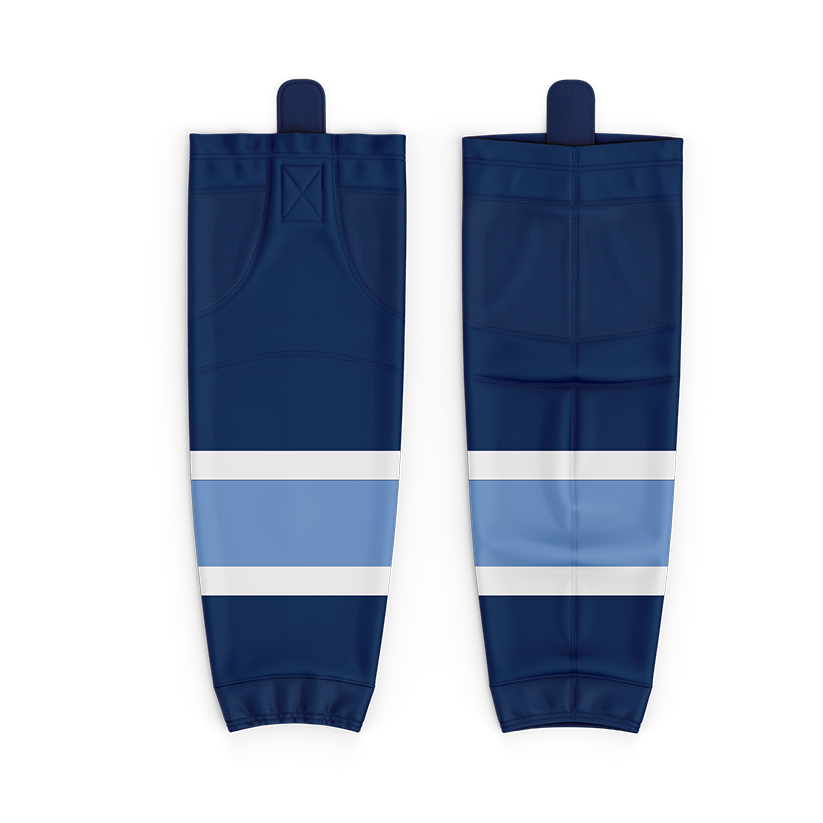 Columbia Hockey Blue Custom GameWear Socks