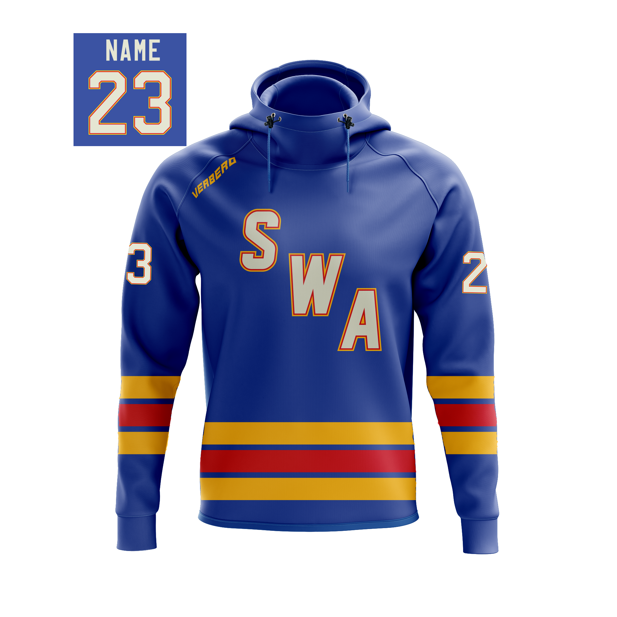 Southwest Airlines Blue Custom Performance Hoodie