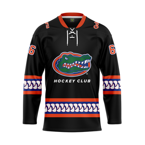 University Of Florida Black Custom Sublimated Jersey