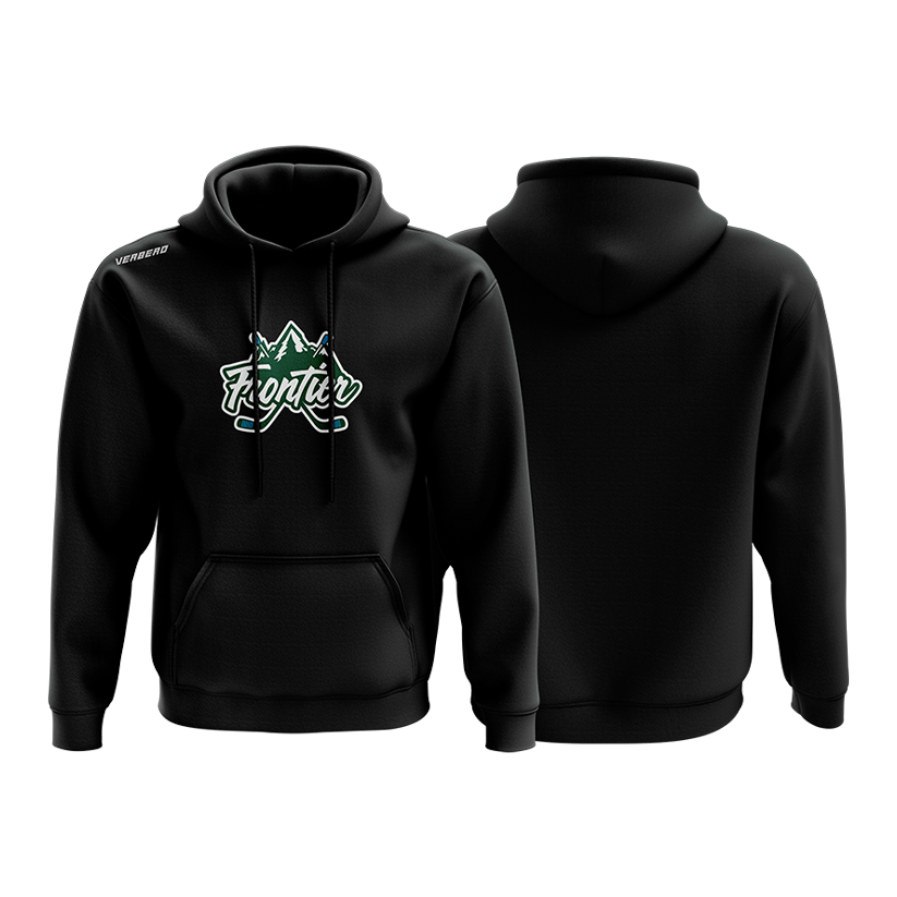 Frontier Airlines Essential Black Fleece Hoodie