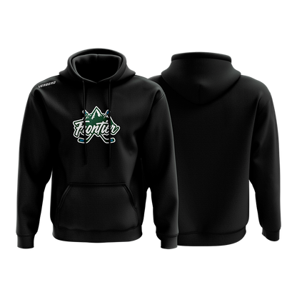 Frontier Airlines Essential Black Fleece Hoodie