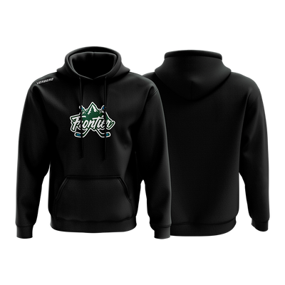 Frontier Airlines Essential Black Fleece Hoodie