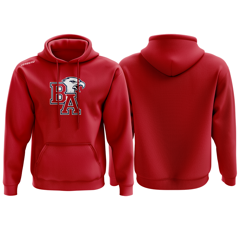 BA Red Fleece Hoodie
