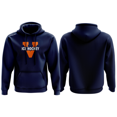 Virginia Womens Blue Fleece Hoodie