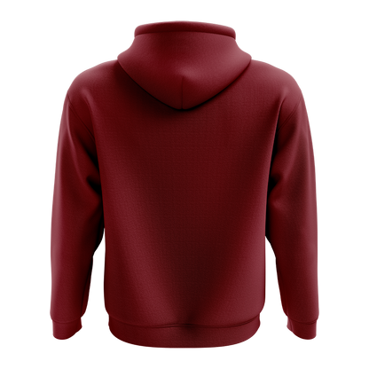 USN Maroon Fleece Hoodie