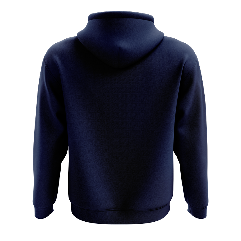Virginia Womens Blue Fleece Hoodie