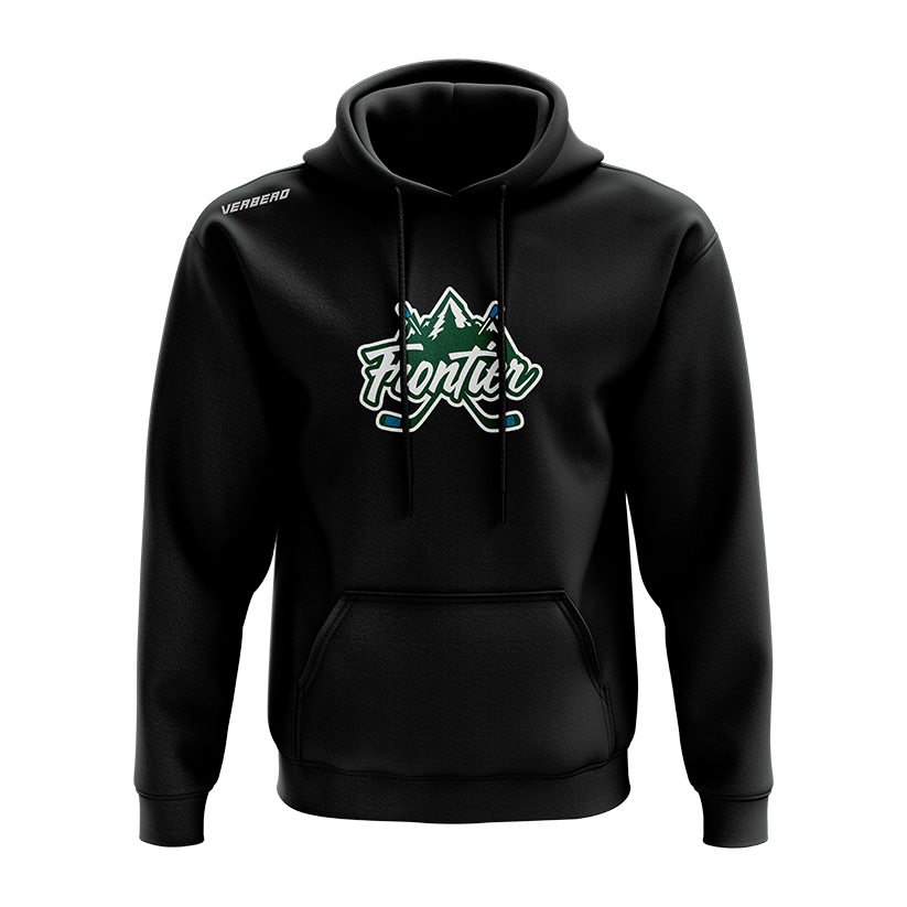 Frontier Airlines Essential Black Fleece Hoodie