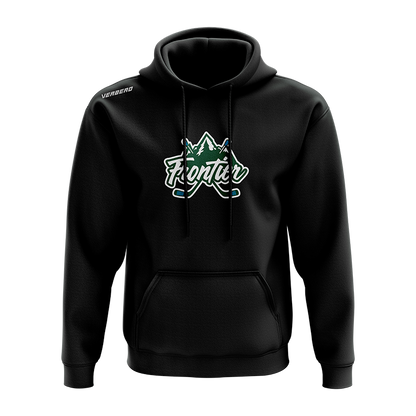 Frontier Airlines Essential Black Fleece Hoodie