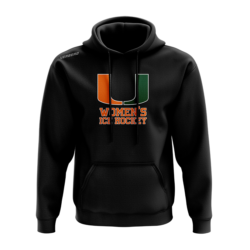 Miami Women's Black Fleece Hoodie