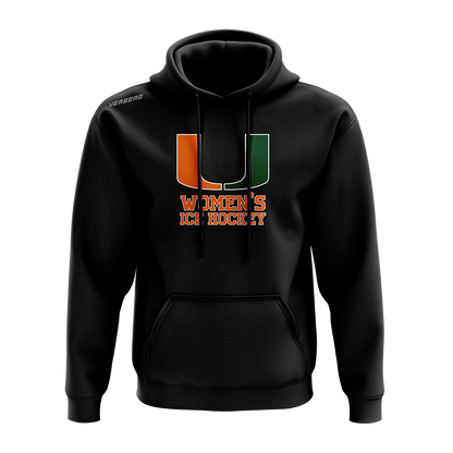 Miami Women's Black Fleece Hoodie