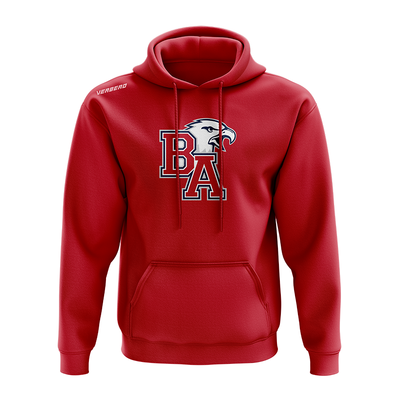 BA Red Fleece Hoodie