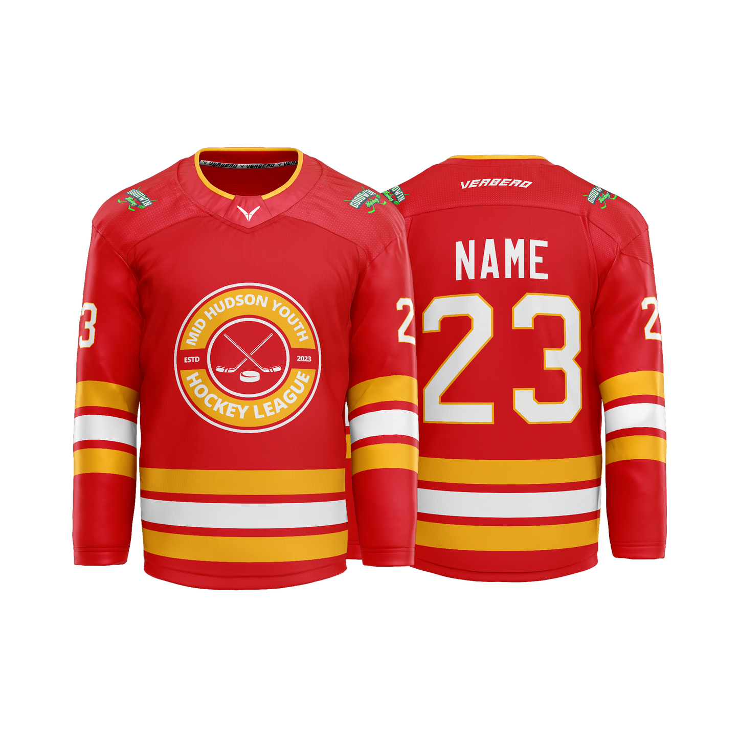 Mid Hudson Flames Custom Sublimated Jersey