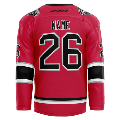 2013 Music City Marauders Custom Red Twill Jersey