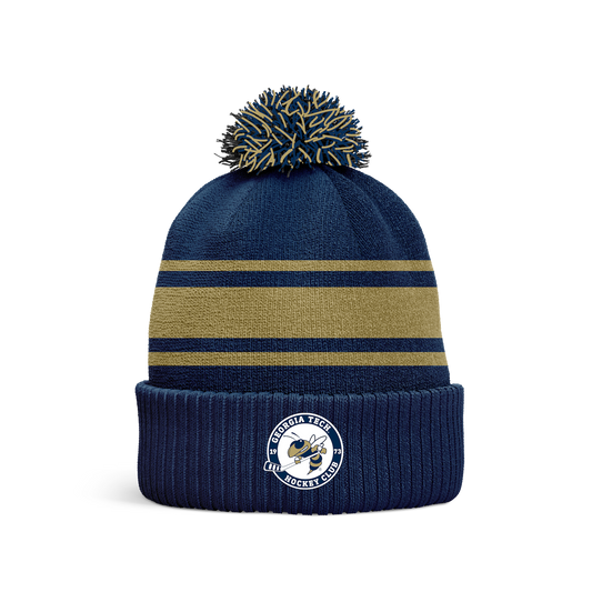 Georgia Tech Pom Beanie / Toque