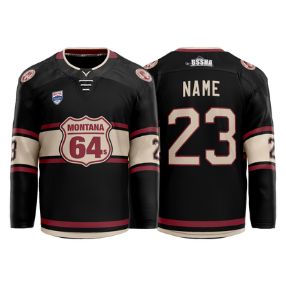 Montana 64s Hybrid Black Custom Jersey