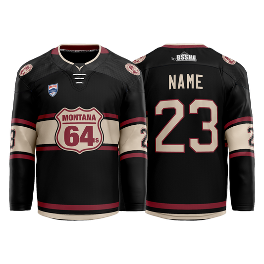 Montana 64s Hybrid Black Custom Jersey