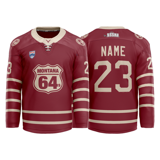 Montana 64s Hybrid Red Custom Jersey