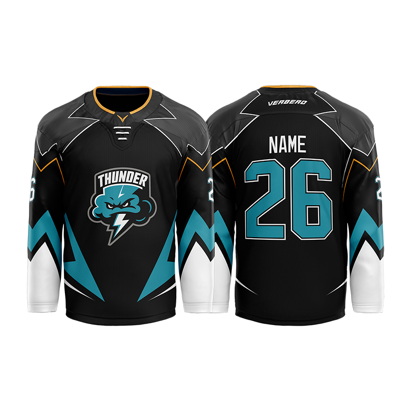 Buffalo Thunder Custom Black Sublimated Jersey