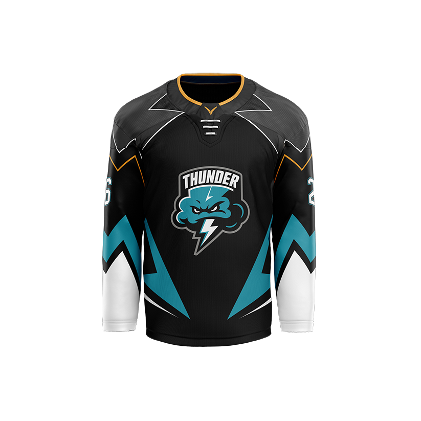 Buffalo Thunder Custom Black Sublimated Jersey