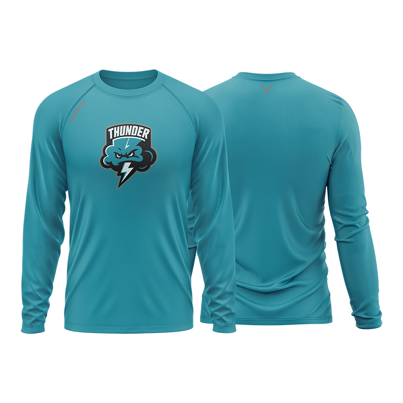 Buffalo Thunder Essential Teal Long Sleeve Shirt