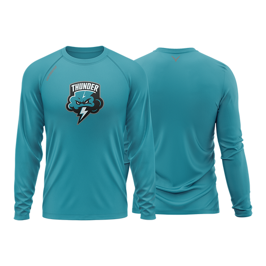 Buffalo Thunder Essential Teal Long Sleeve Shirt