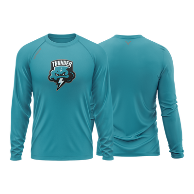 Buffalo Thunder Essential Teal Long Sleeve Shirt