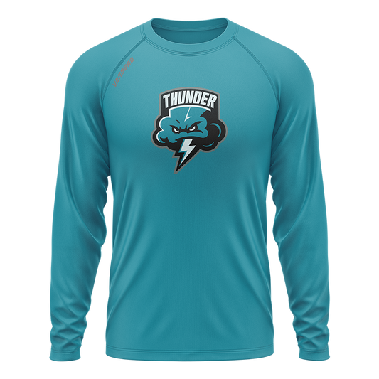 Buffalo Thunder Essential Teal Long Sleeve Shirt