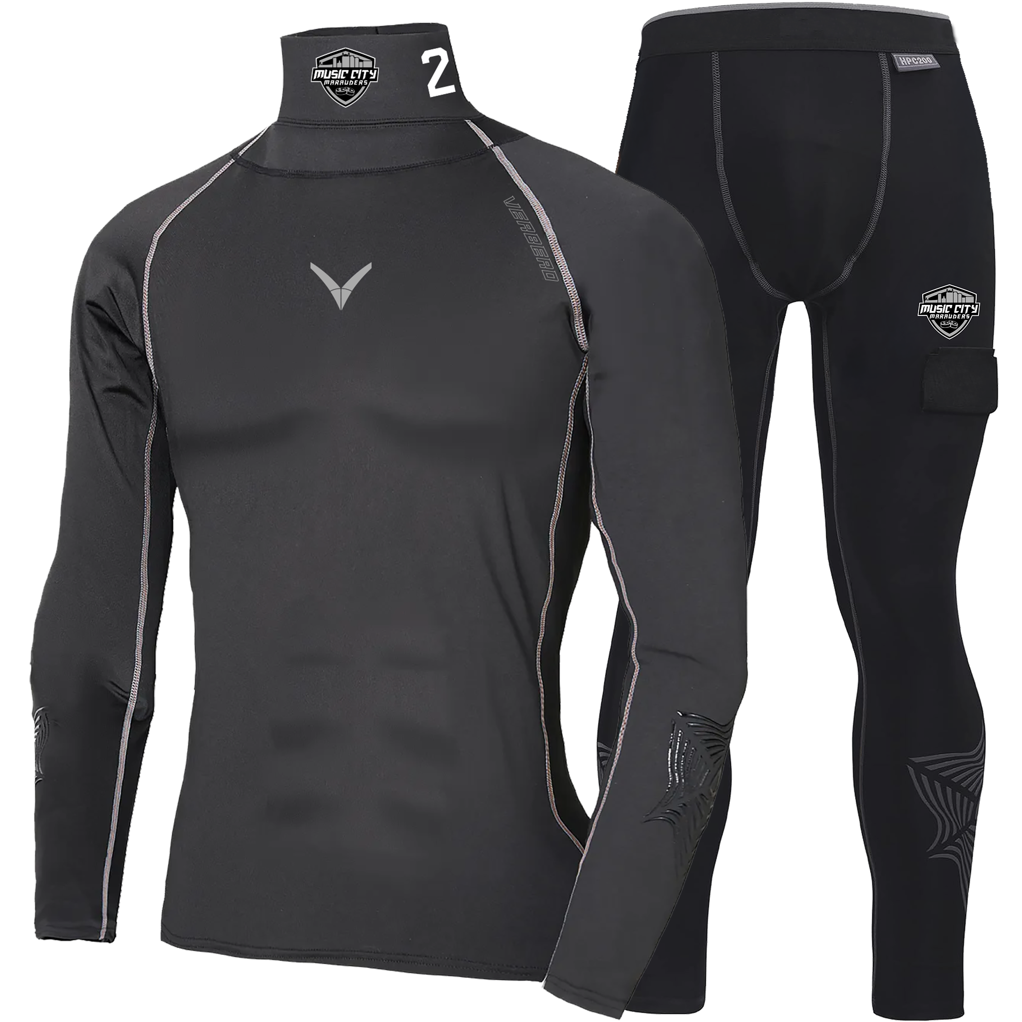 Music City Marauders V-Armor Protective Compression Bundle