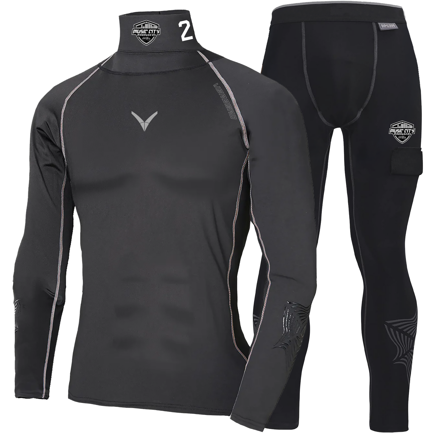 Music City Marauders V-Armor Protective Compression Bundle