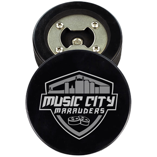 2013 Music City Marauders Puck Bottle Opener