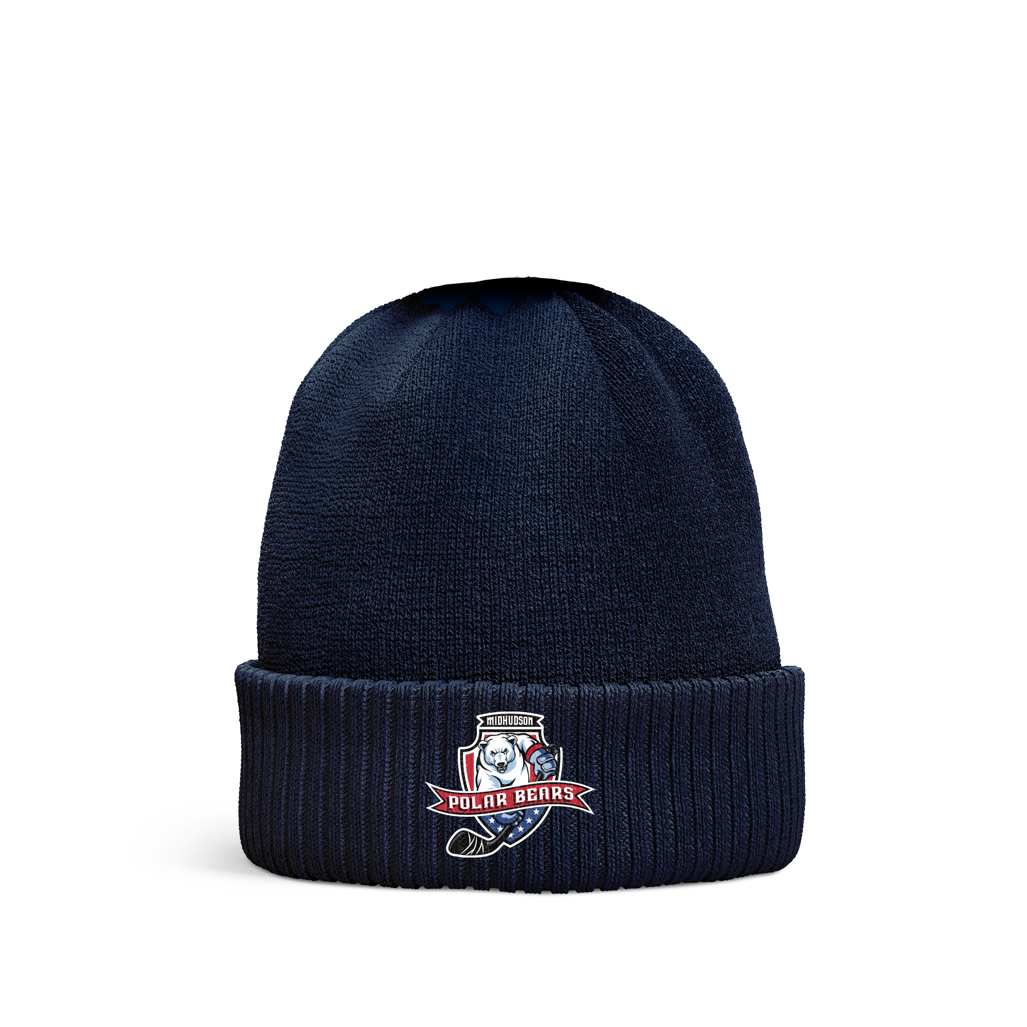 Mid-Hudson Polar Bears Navy Beanie