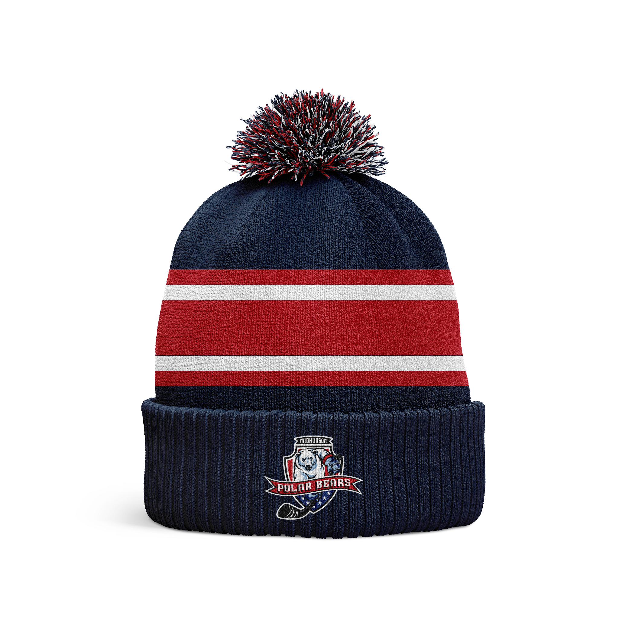 Mid-Hudson Polar Bears Pom Beanie