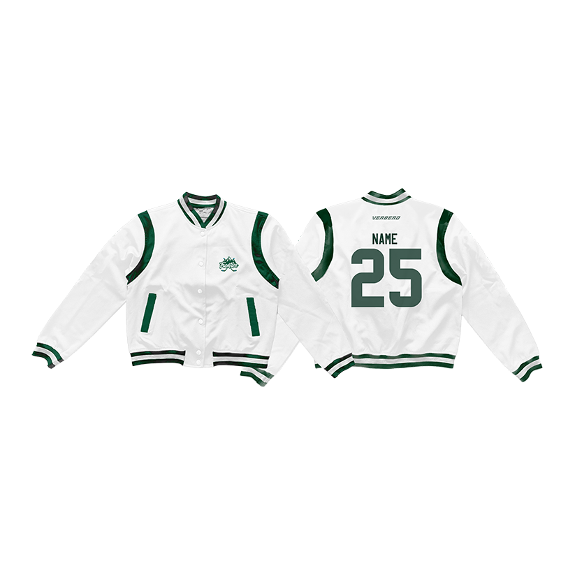 Frontier Airlines Mom Varsity Jacket