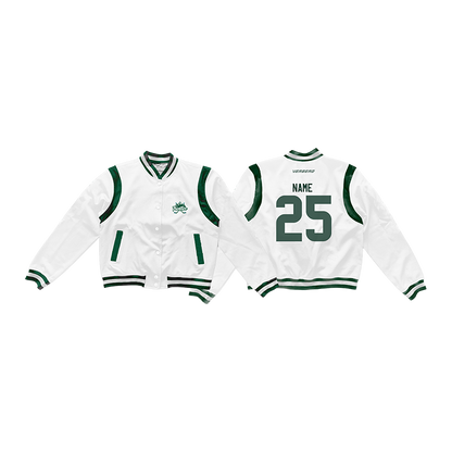 Frontier Airlines Mom Varsity Jacket