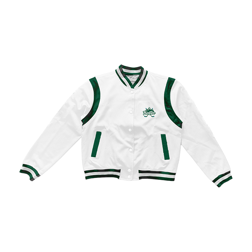 Frontier Airlines Mom Varsity Jacket
