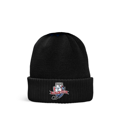 Mid-Hudson Polar Bears Stock Black Beanie