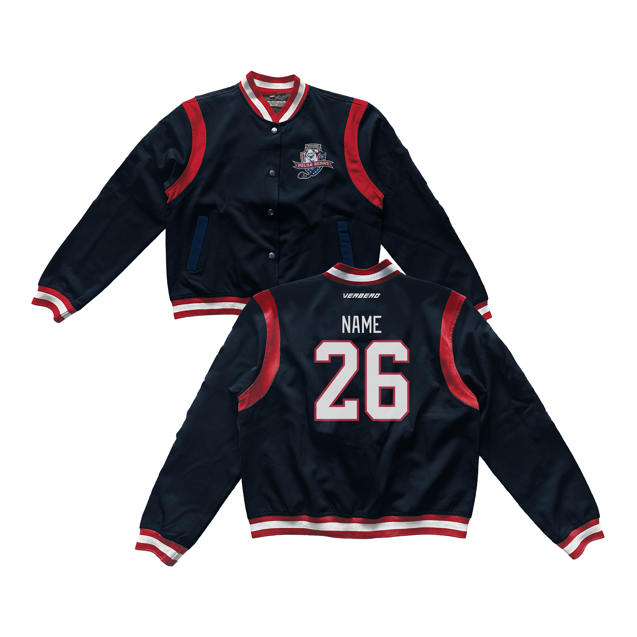 Mid-Hudson Polar Bears Mom Varsity Jacket