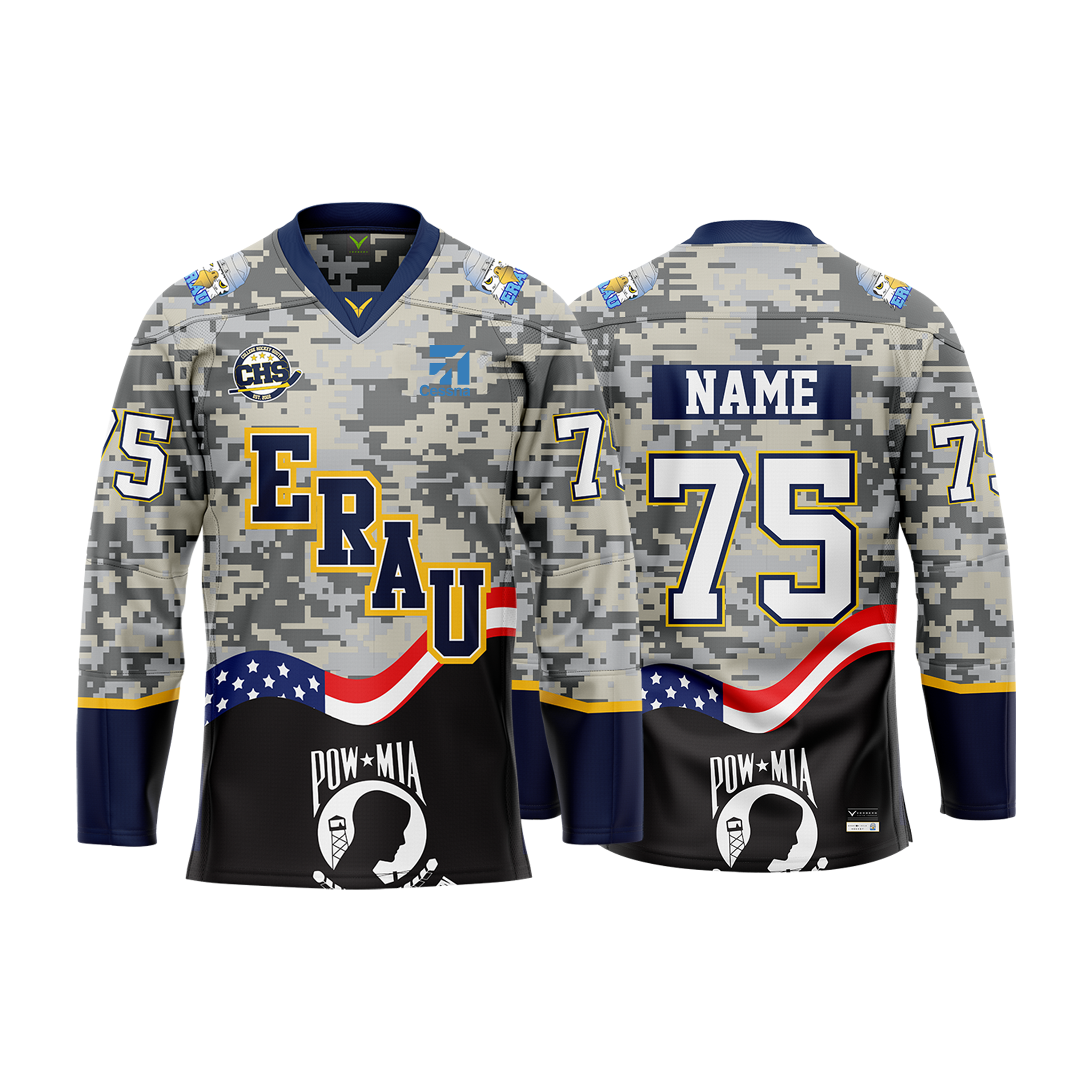 Embry Riddle Military Custom Sublimated Jersey