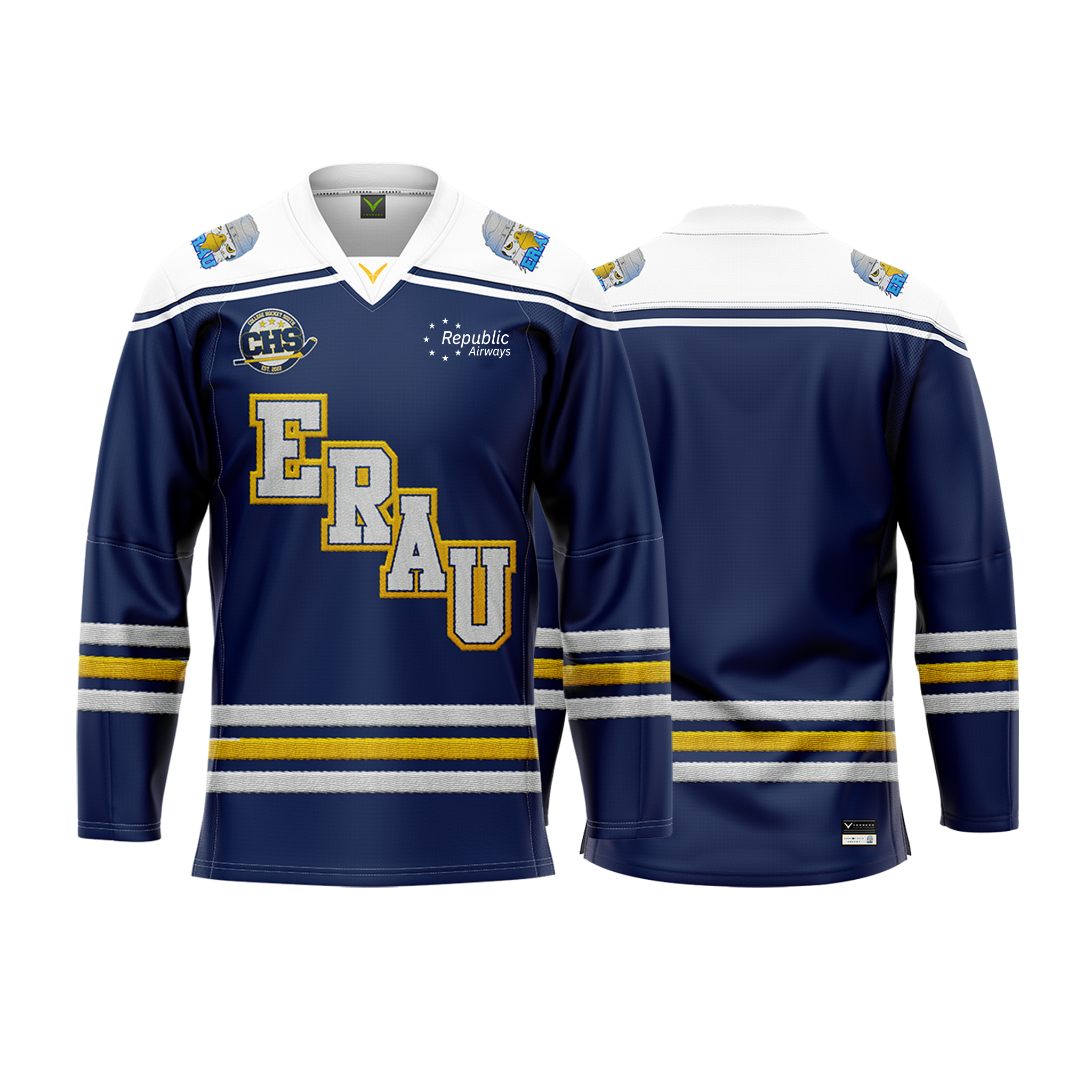 Embry Riddle Navy Sublimated Jersey