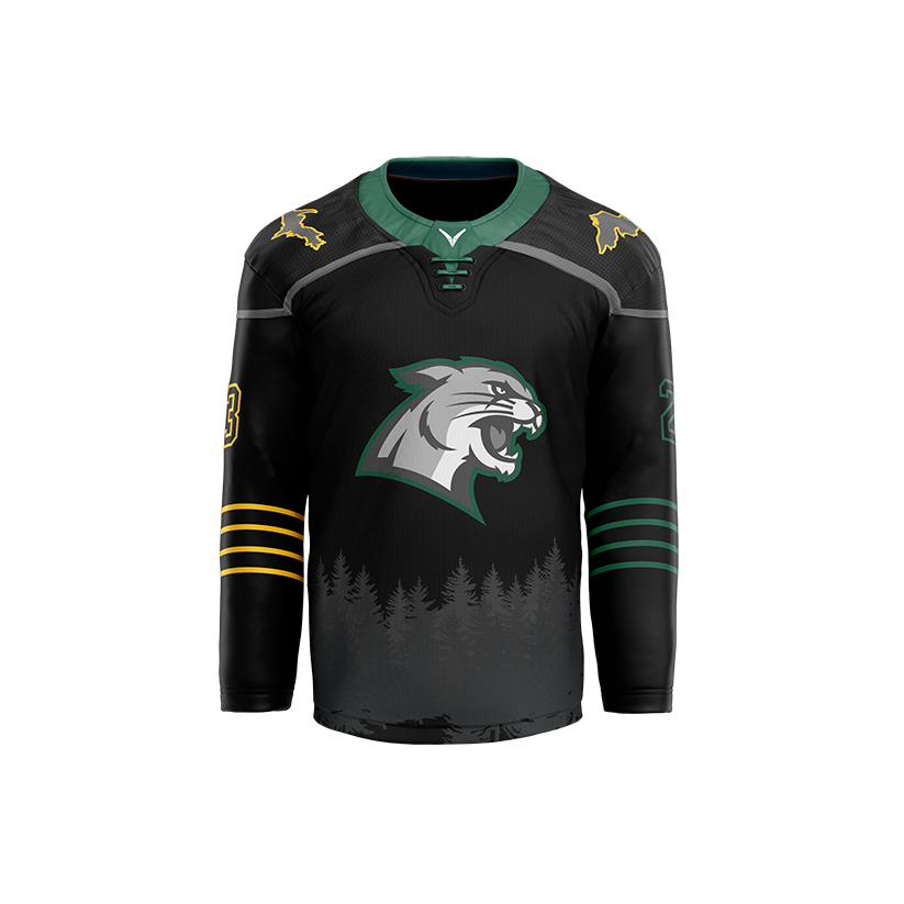Northern Michigan Womens Black Sublimated Jersey